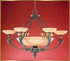 Alabaster Chandeliers Model: RL 250-86